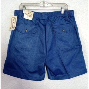 Vintage Sun Casuals Men's Blue Shorts Size 36 Stretch Waist NEW